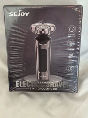 Electric Shaver for Men - Waterproof Grooming Kit